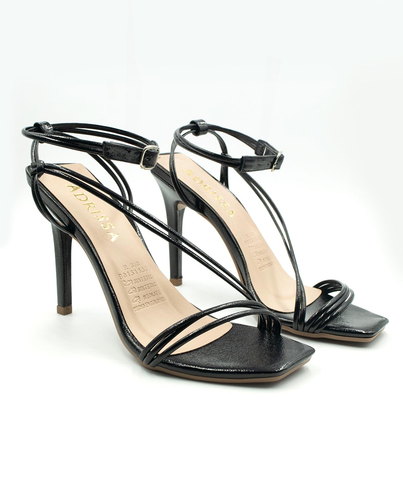 SANDALIA TACÓN PARA MUJER CON CUERDA TOBILLERA Adrissa