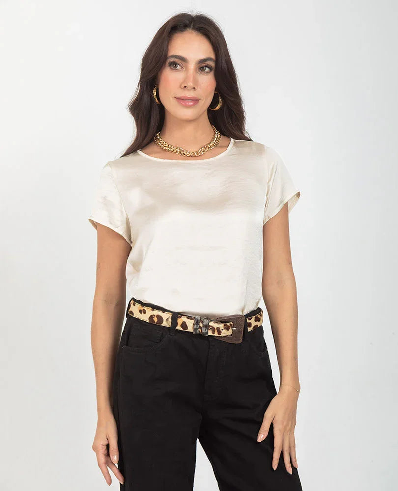 BLUSA ADRISSA BÁSICA JULIANA PARA MUJER S CRUDO Adrissa