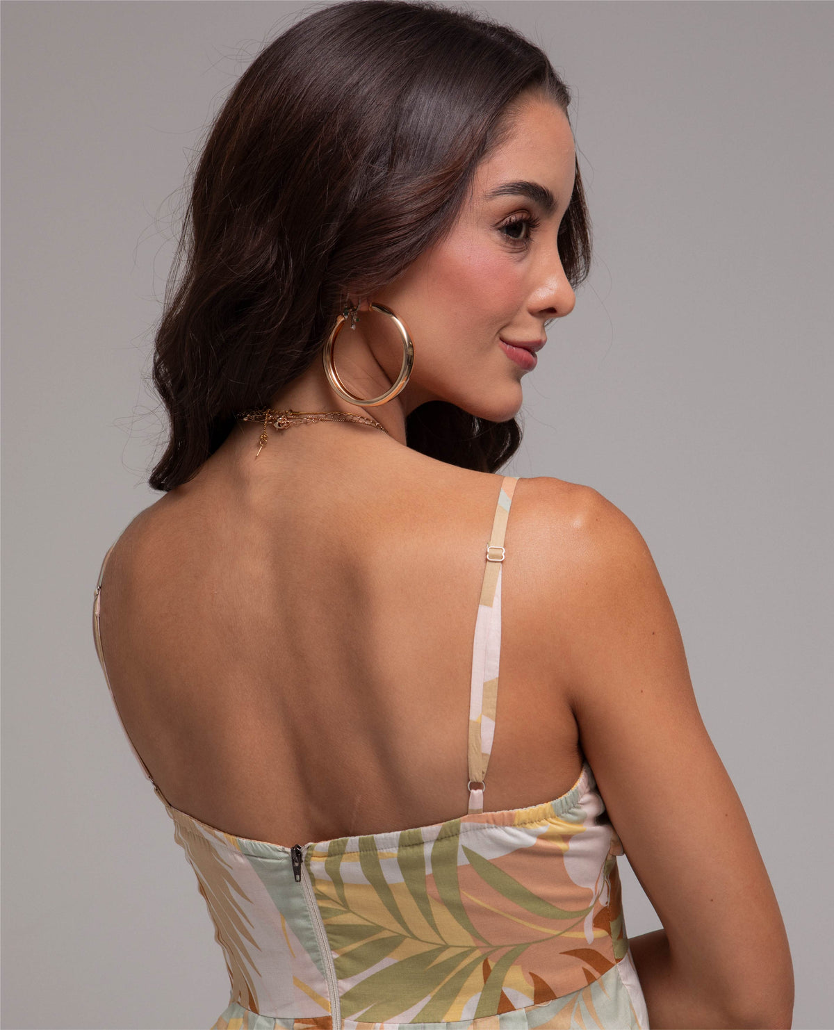 VESTIDO VERANO PARA MUJER EN ALGODON ESTAMPADO TIRAS DRADUABLES FALDA PRENSES Adrissa | Ropa para mujer Vestidos