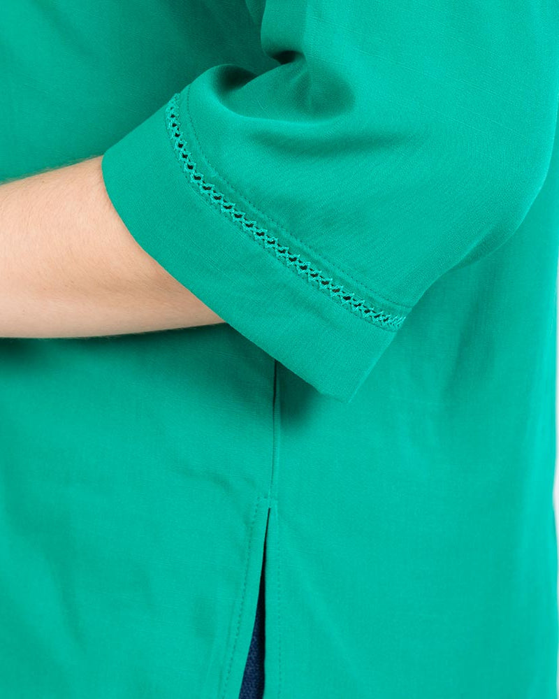 BLUSA MANGA 3/4 TALLAS GRANDES Adrissa