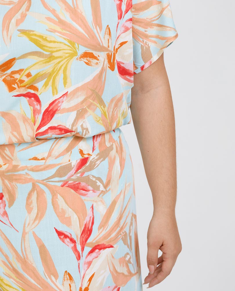 BLUSA ESTAMPADA TALLAS GRANDES Adrissa