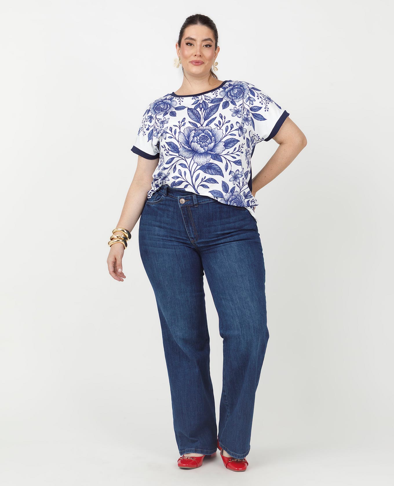 CAMISETA TALLA GRANDES ESTAMPADO EXCLUSIVO MANGA RODADA