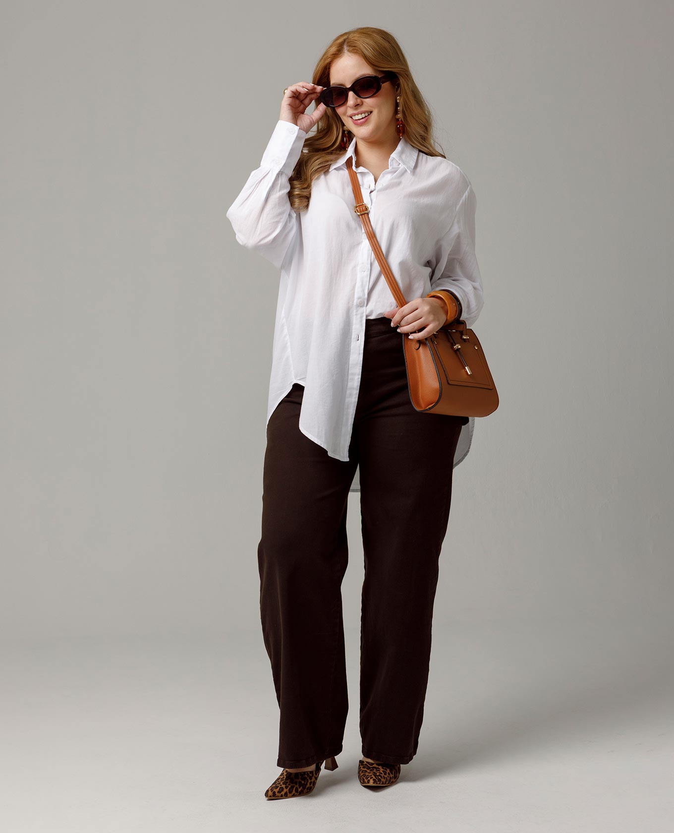 CAMISA OVERSIZE PARA MUJER MANGA LARGA EN ALGODÓN Adrissa | Ropa para mujer Camisas