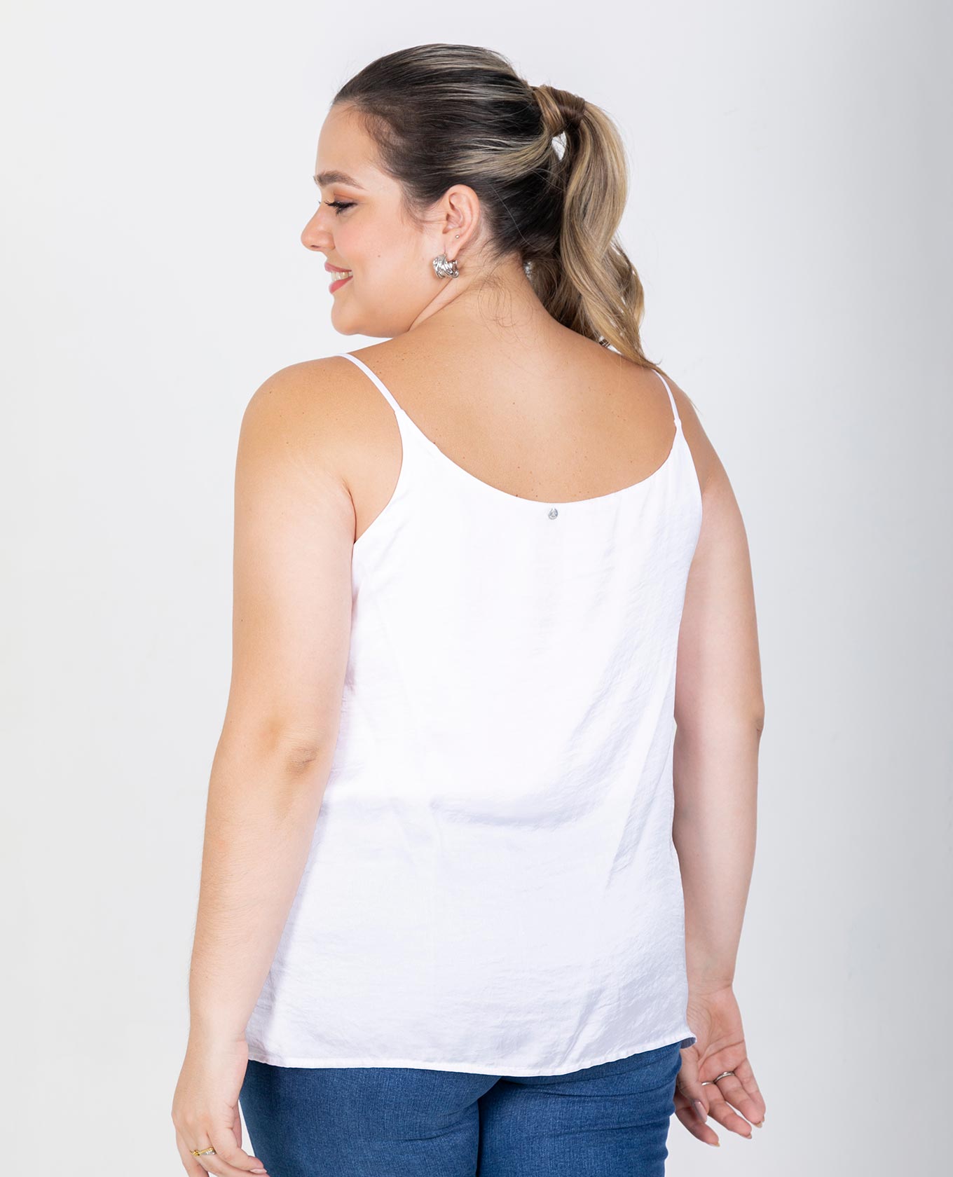 BLUSA BÁSICA TALLAS GRANDES OLIVIA Adrissa