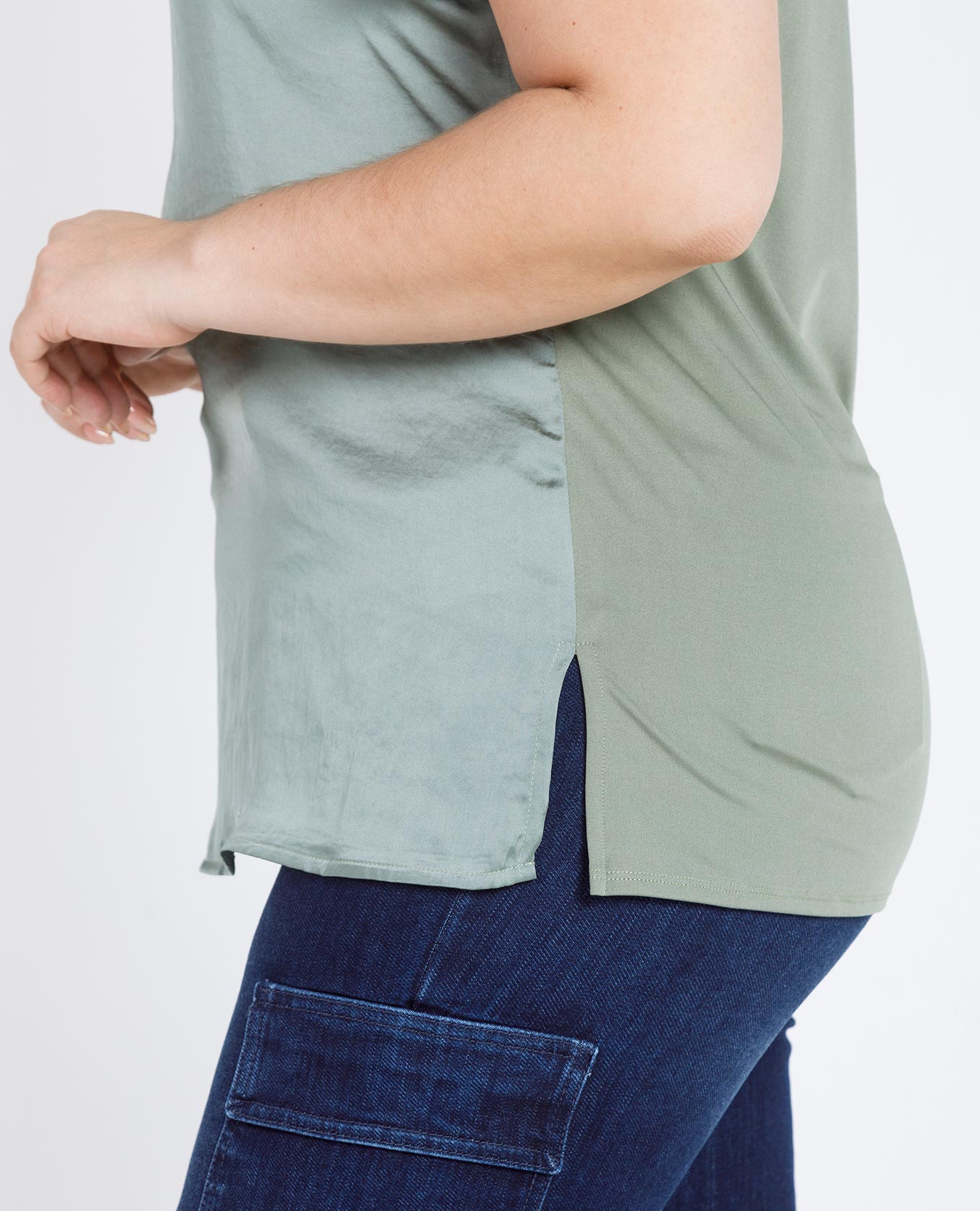 BLUSA BÁSICA TALLAS GRANDES JULIANA Adrissa