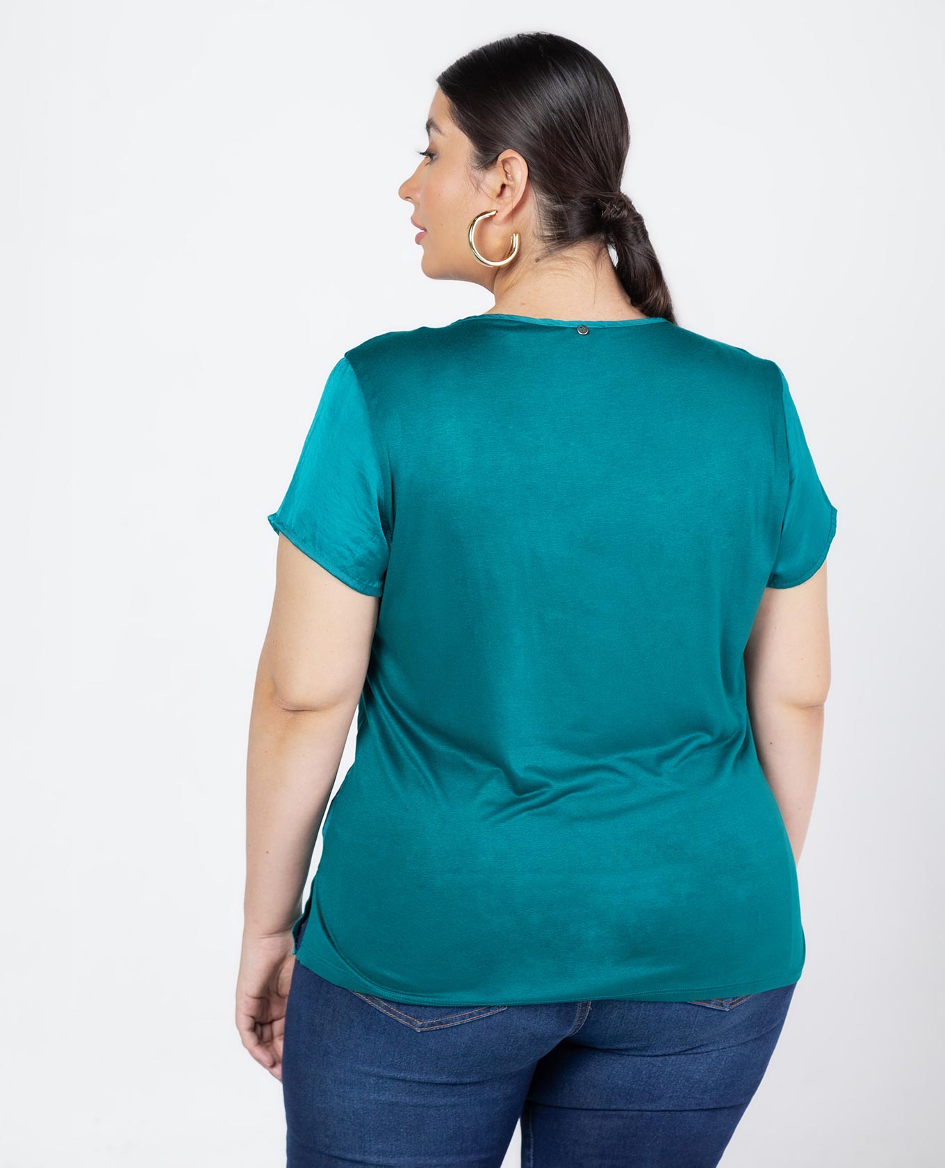 BLUSA BÁSICA TALLAS GRANDES JULIANA Adrissa