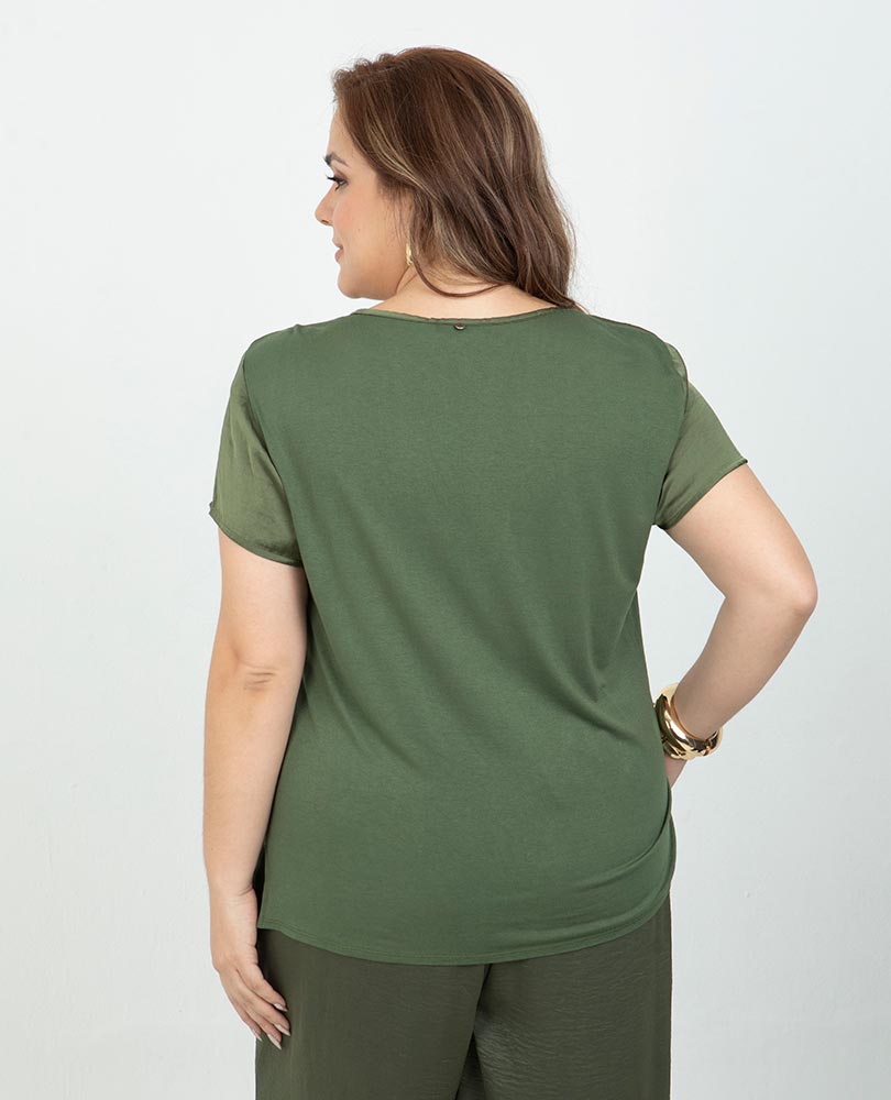 BLUSA BÁSICA TALLAS GRANDES JULIANA Adrissa