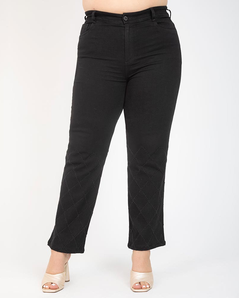 PANTALÓN NEGRO TALLAS GRANDES Adrissa