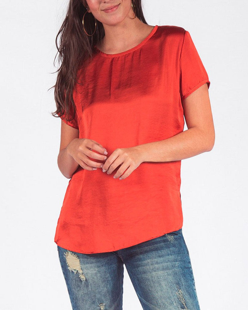 BLUSA ADRISSA BÁSICA MARÍA PARA MUJER XS TERRACOTA Adrissa