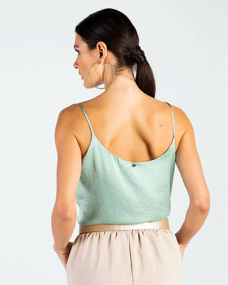 BLUSA BÁSICA OLIVIA DE TIRAS PARA MUJER Adrissa