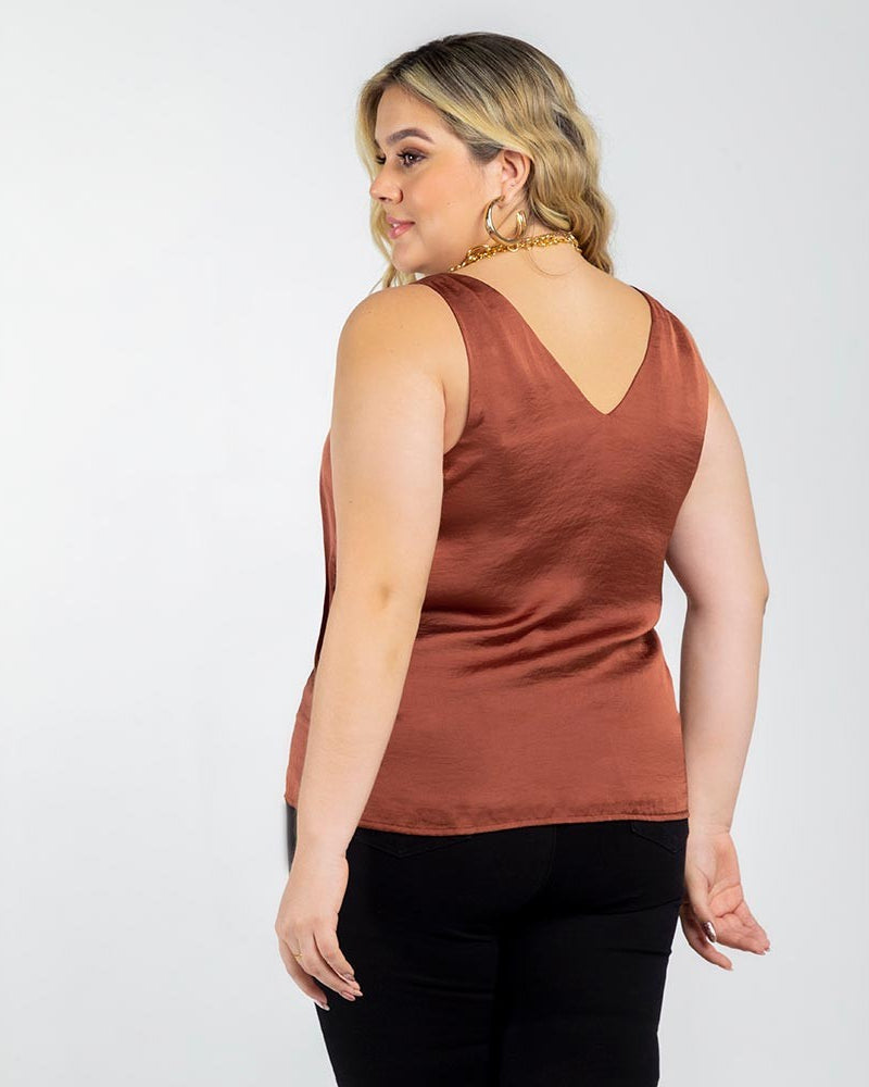 BLUSA TALLAS GRANDES BASICA ELENA Adrissa