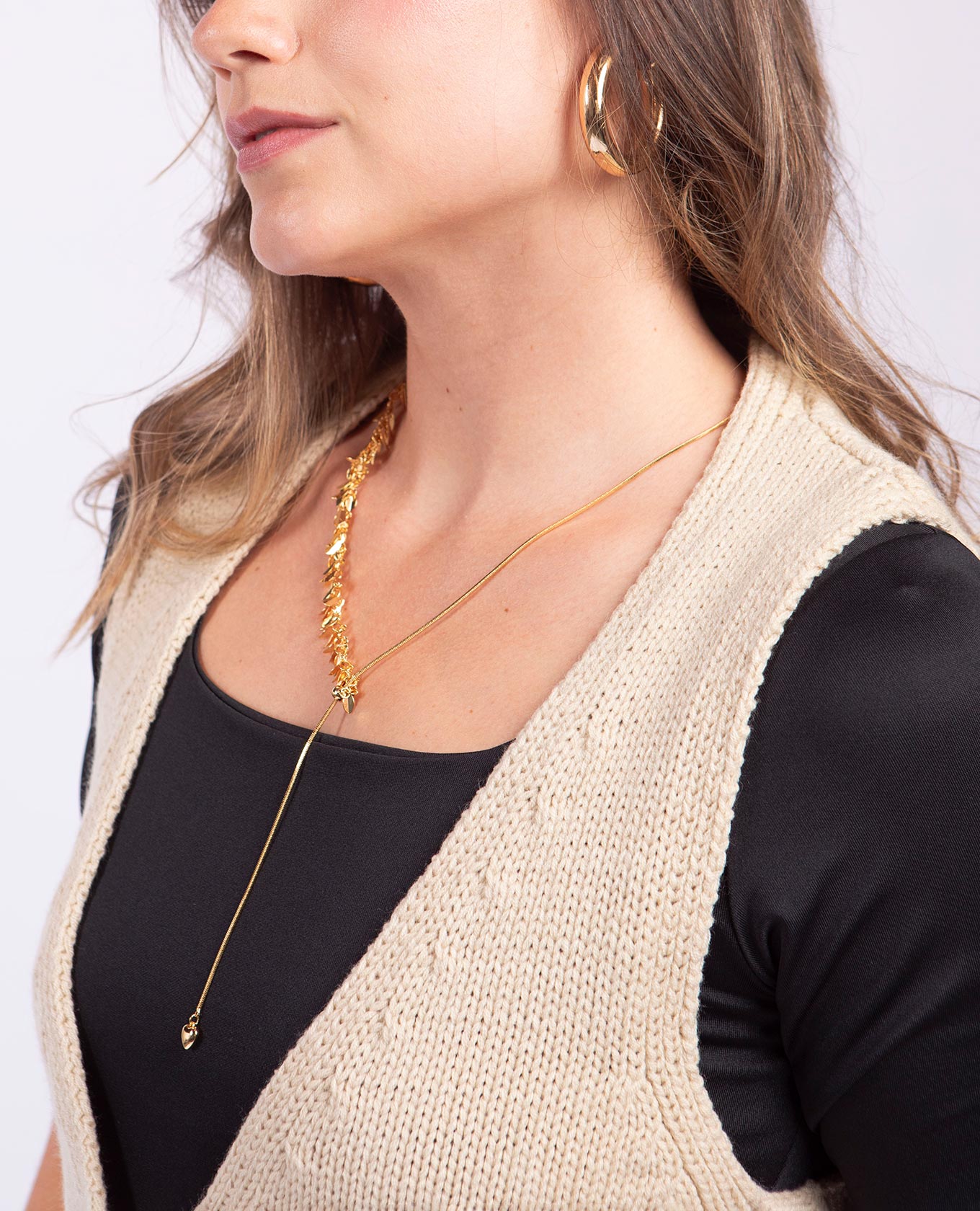 CHALECO TEJIDO PARA MUJER CON BOTONES INTERNOS Adrissa | Ropa para mujer Chalecos