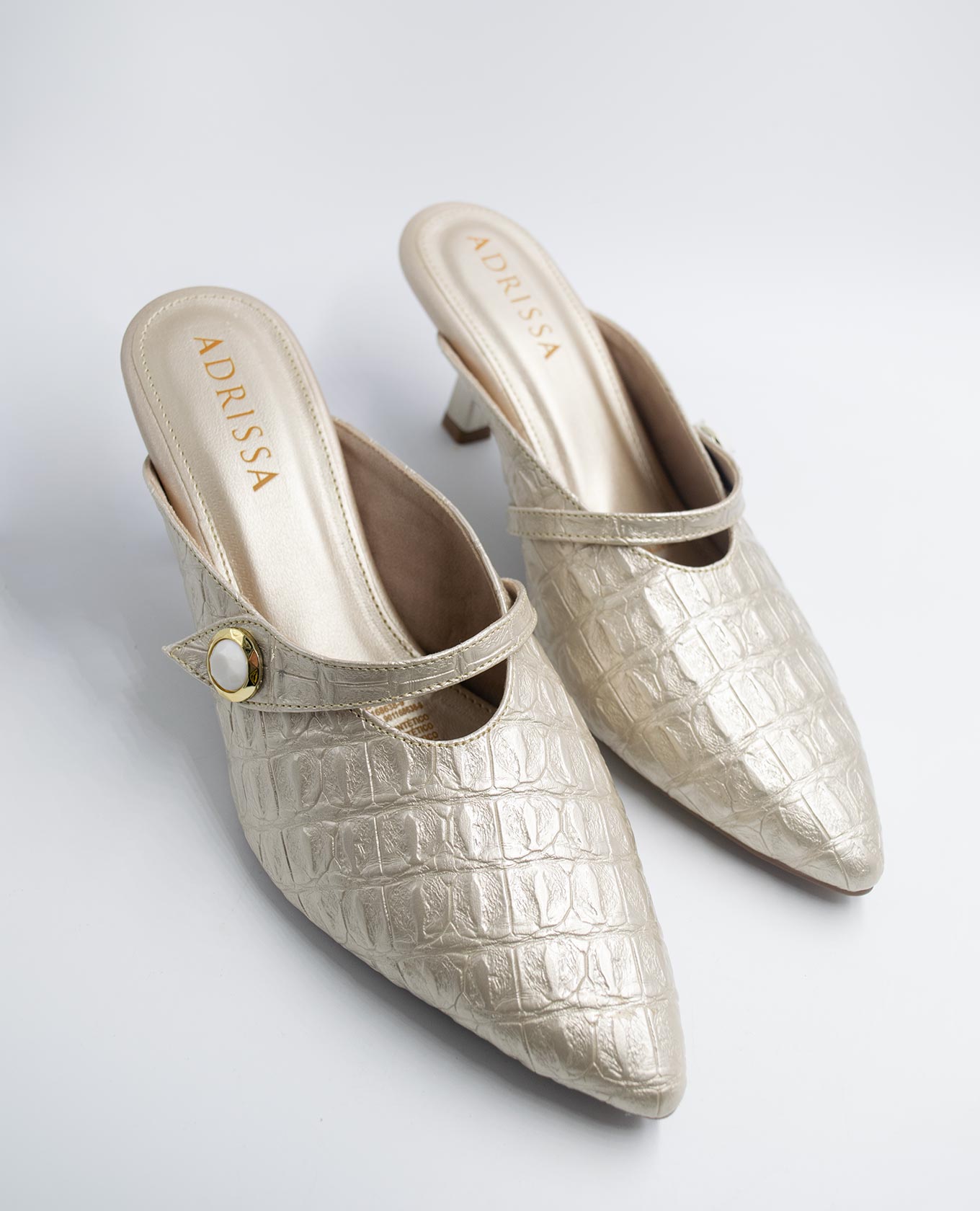 ZAPATO PARA MUJER CON TACON BAJO Y TEXTURA CROCO Adrissa | Ropa para mujer Zapatos
