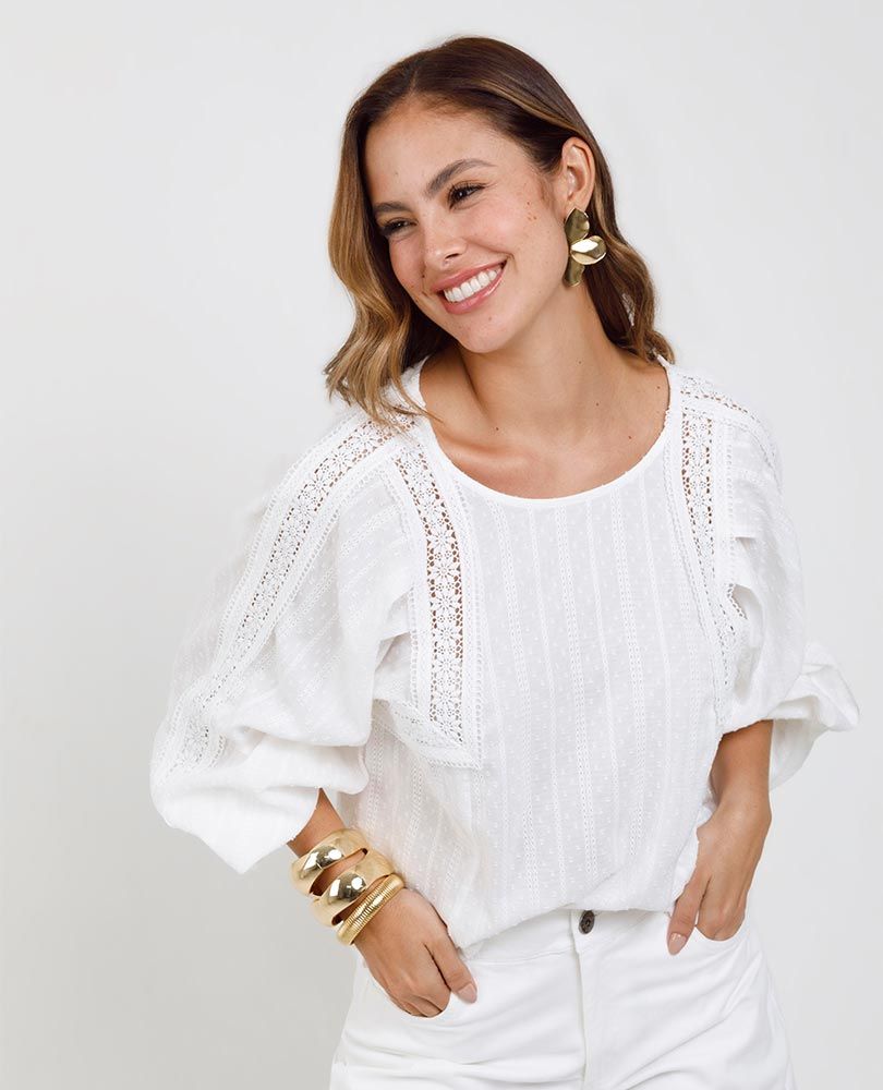 BLUSA ROMATICA PARA MUJER Adrissa