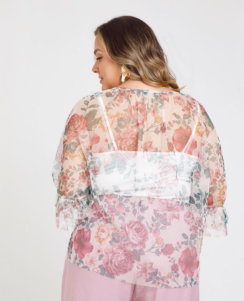 BLUSA BOHEMIA TALLAS GRANDES Adrissa