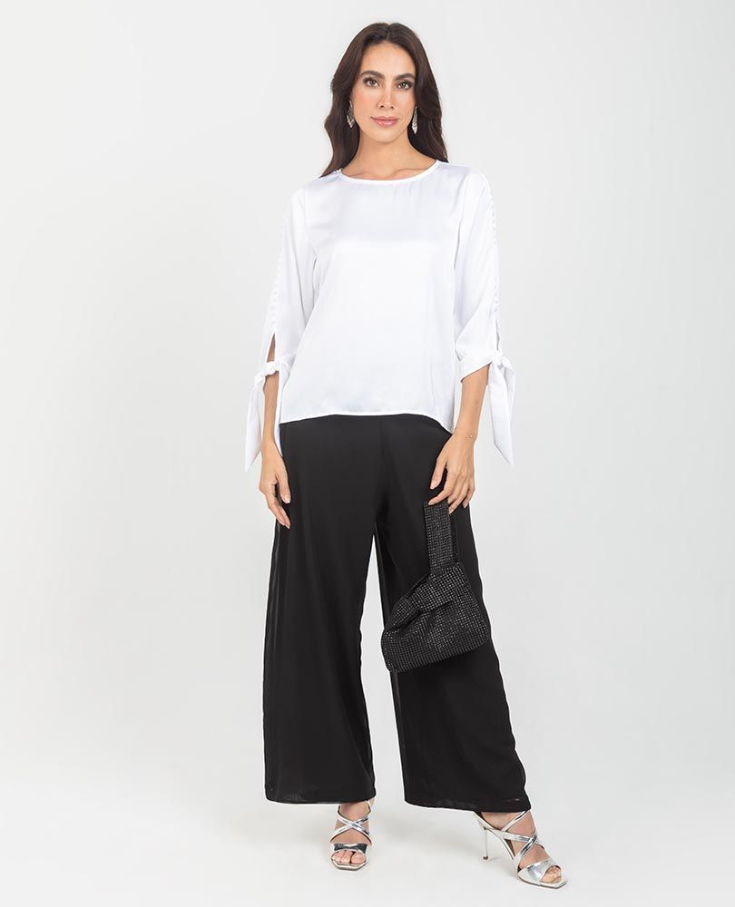 BLUSA CELEBRACIÓN PARA MUJER BLANCA Adrissa