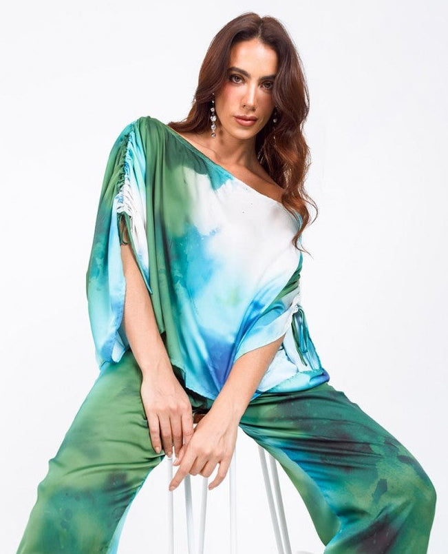 BLUSA CELEBRACIÓN PARA MUJER ESTAMPADO Adrissa