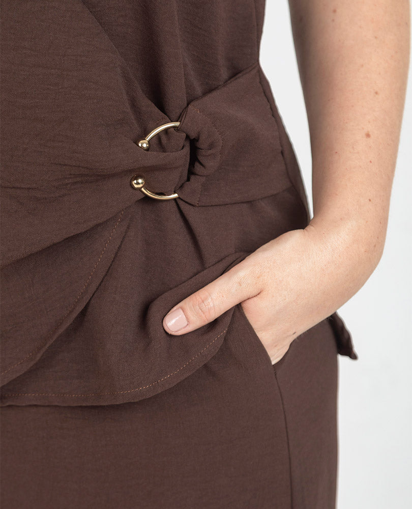 BLUSA CRUZADA TALLAS GRANDES Adrissa