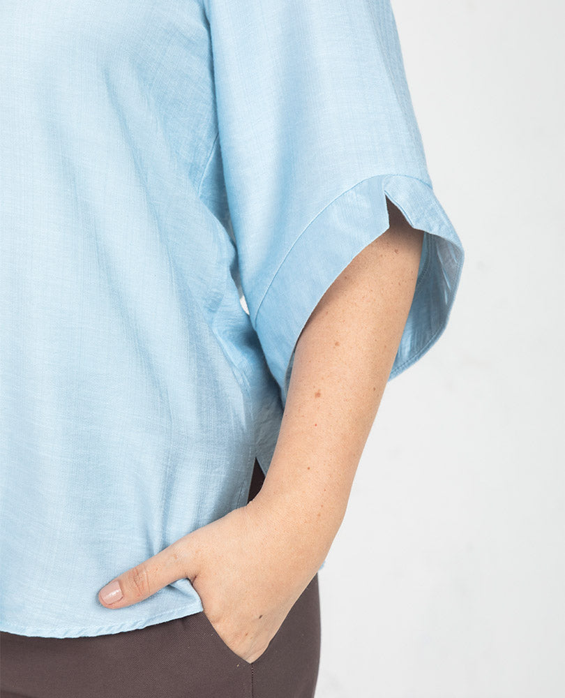 BLUSA CUELLO NERU TALLAS GRANDES Adrissa