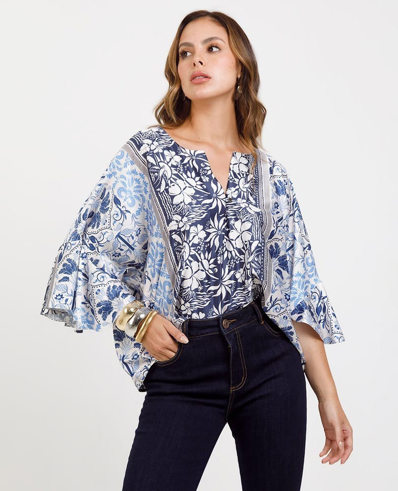 BLUSA ESTAMPADA PARA MUJER Adrissa
