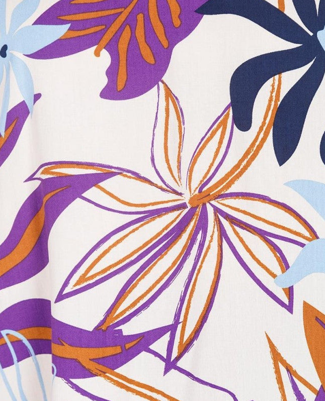 BLUSA ESTAMPADA TALLAS GRANDES ESCOTE V Adrissa