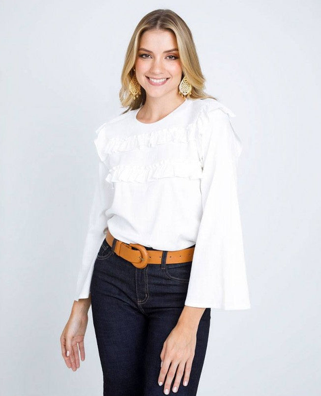 BLUSA MANGA LARGA PARA MUJER Adrissa