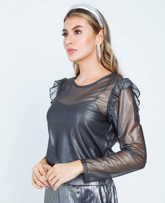 BLUSA MANGA LARGA PARA MUJER Adrissa