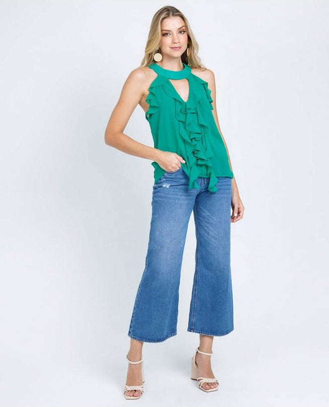 BLUSA MANGA SISA PARA MUJER Adrissa