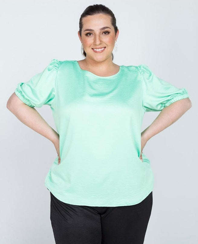 BLUSA TALLAS GRANDES MANGA CORTA Adrissa