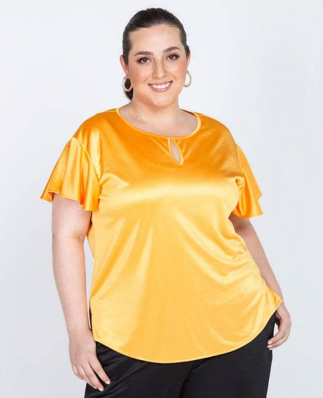 BLUSA TALLAS GRANDES MANGA CORTA Adrissa