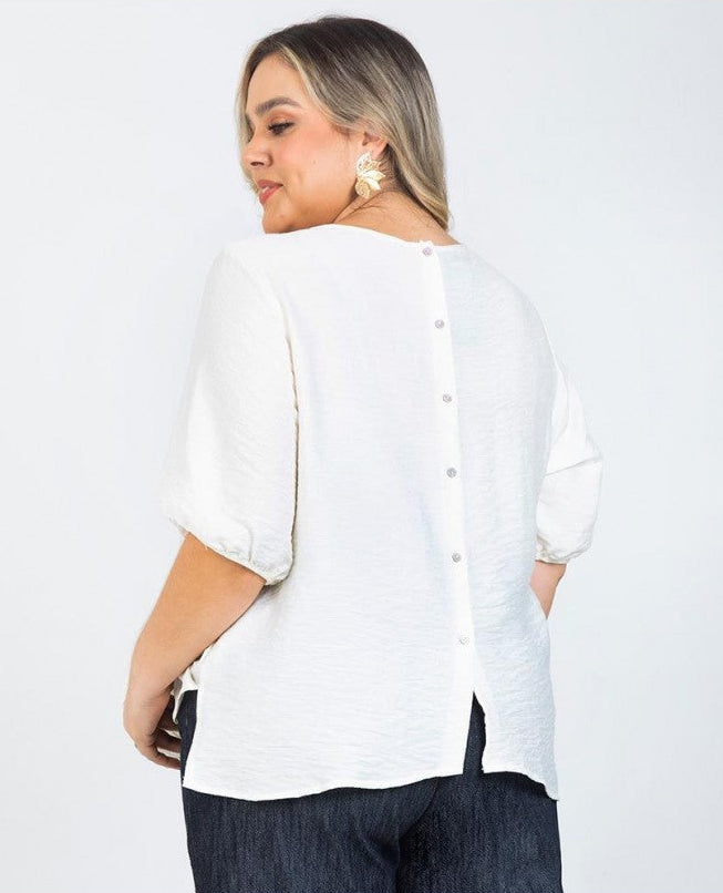 BLUSA TALLAS GRANDES MANGA CORTA Adrissa