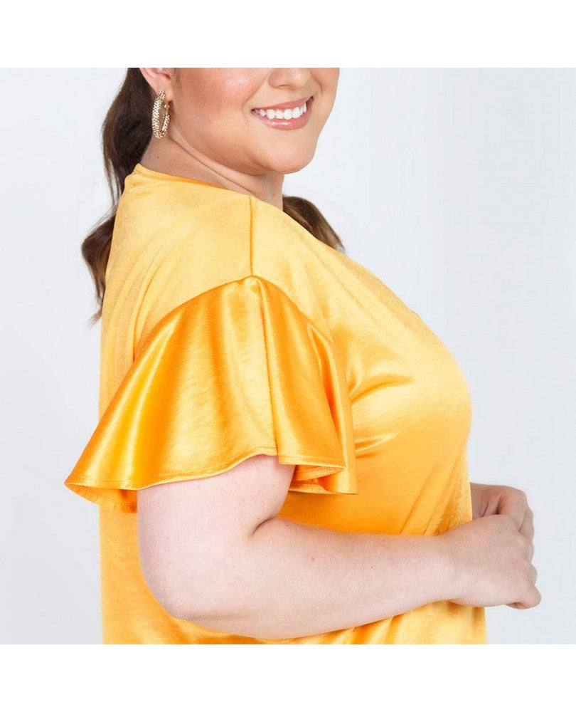 BLUSA TALLAS GRANDES MANGA CORTA Adrissa