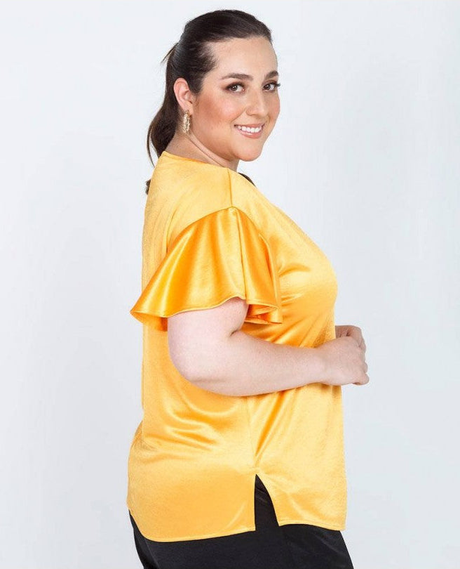 BLUSA TALLAS GRANDES MANGA CORTA Adrissa