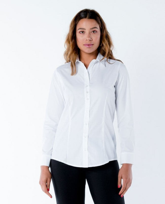 CAMISA BLANCA PARA MUJER MANGA LARGA Adrissa
