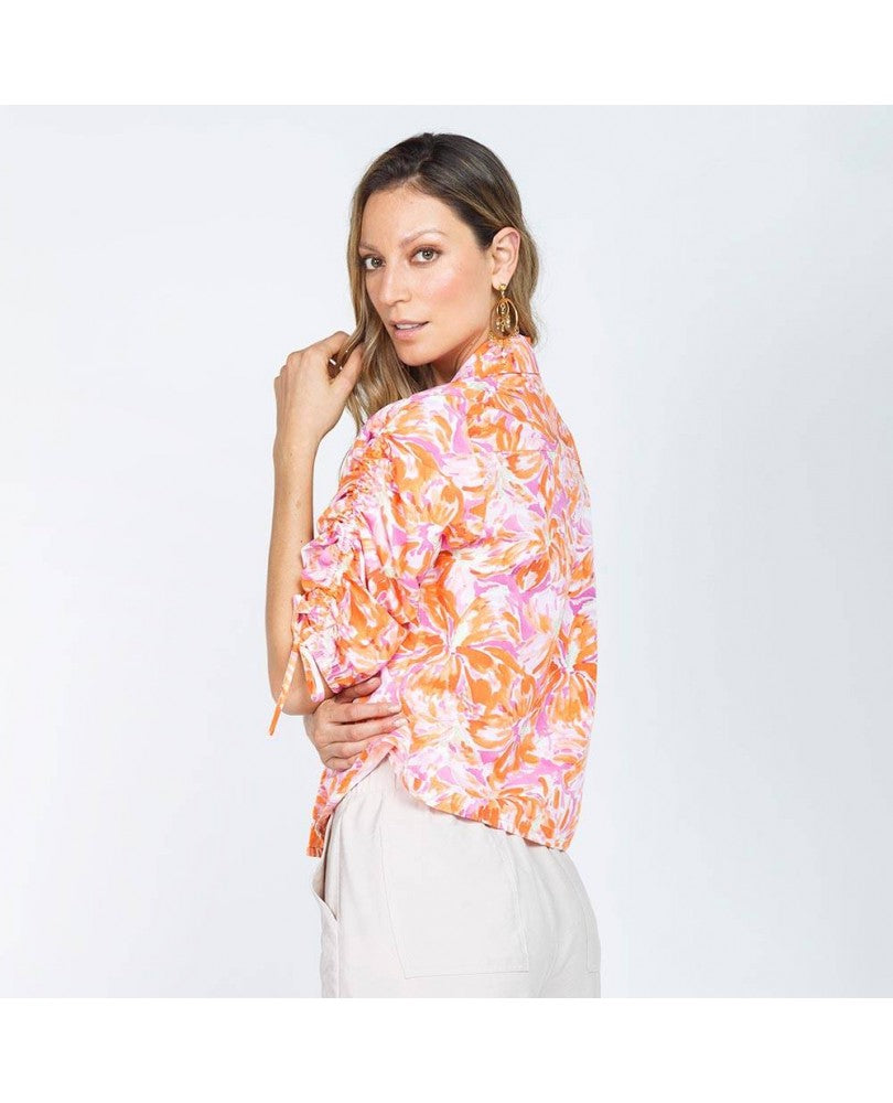 CAMISA MANGA 3/4 PARA MUJER ESTAMPADA Adrissa