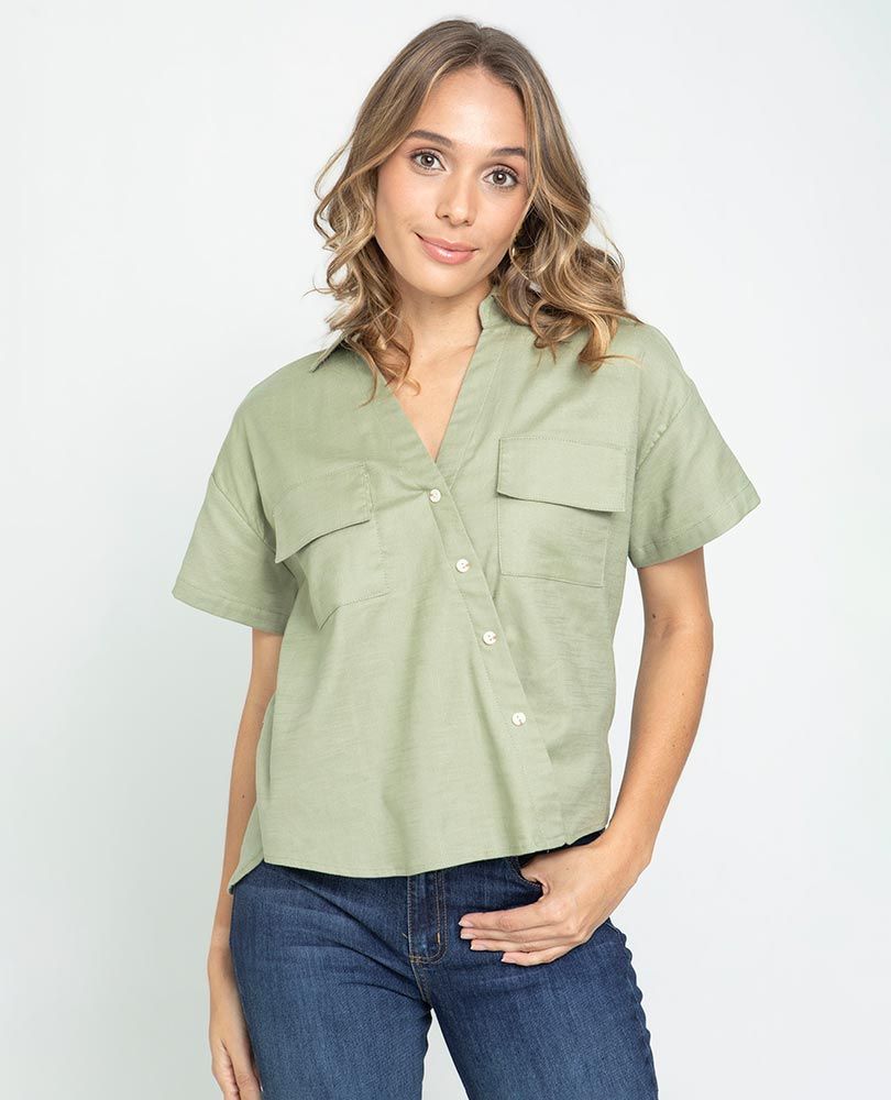 CAMISA MANGA CORTA PARA MUJER Adrissa