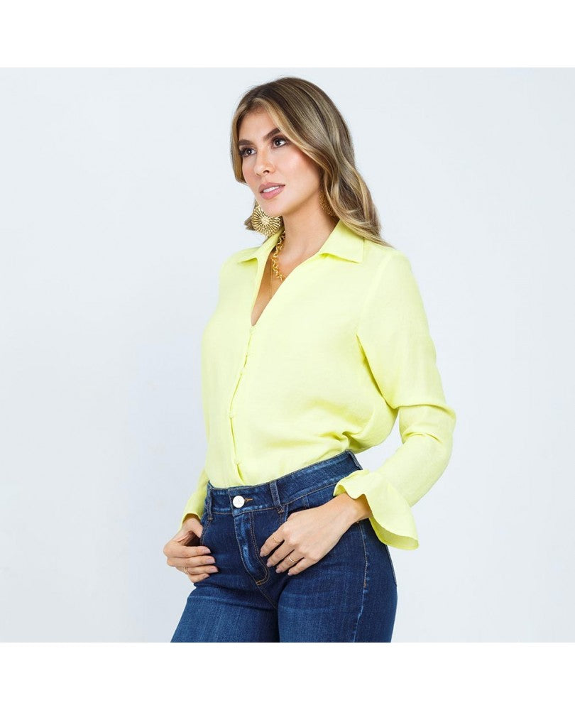 CAMISA MANGA LARGA PARA MUJER Adrissa