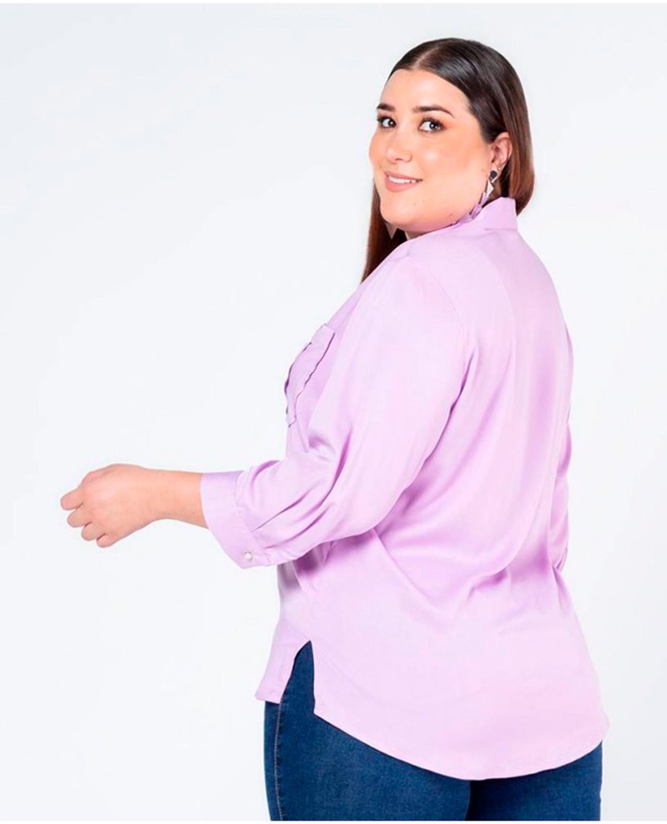 CAMISA TALLAS GRANDES MANGA 3/4 Adrissa