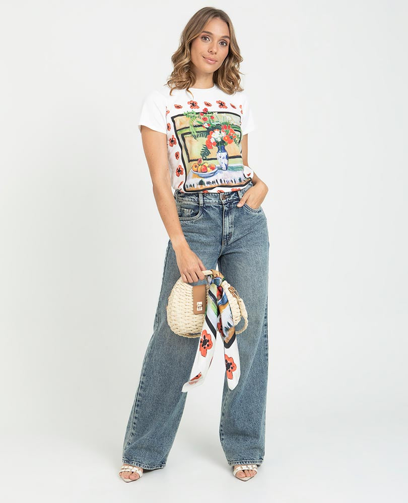 CAMISETA ESTAMPADO EXCLUSIVO PARA MUJER Adrissa