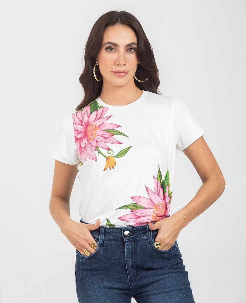 CAMISETA ESTAMPADO EXCLUSIVO PARA MUJER Adrissa