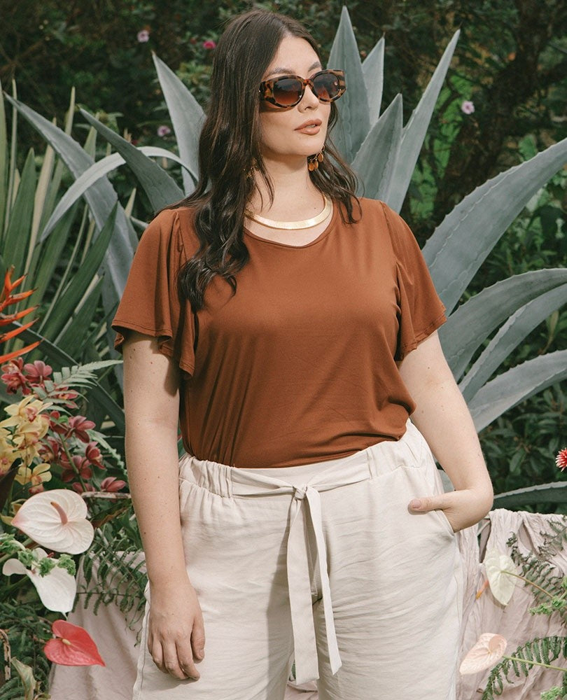 CAMISETA MANGA CORTA TALLAS GRANDES Adrissa