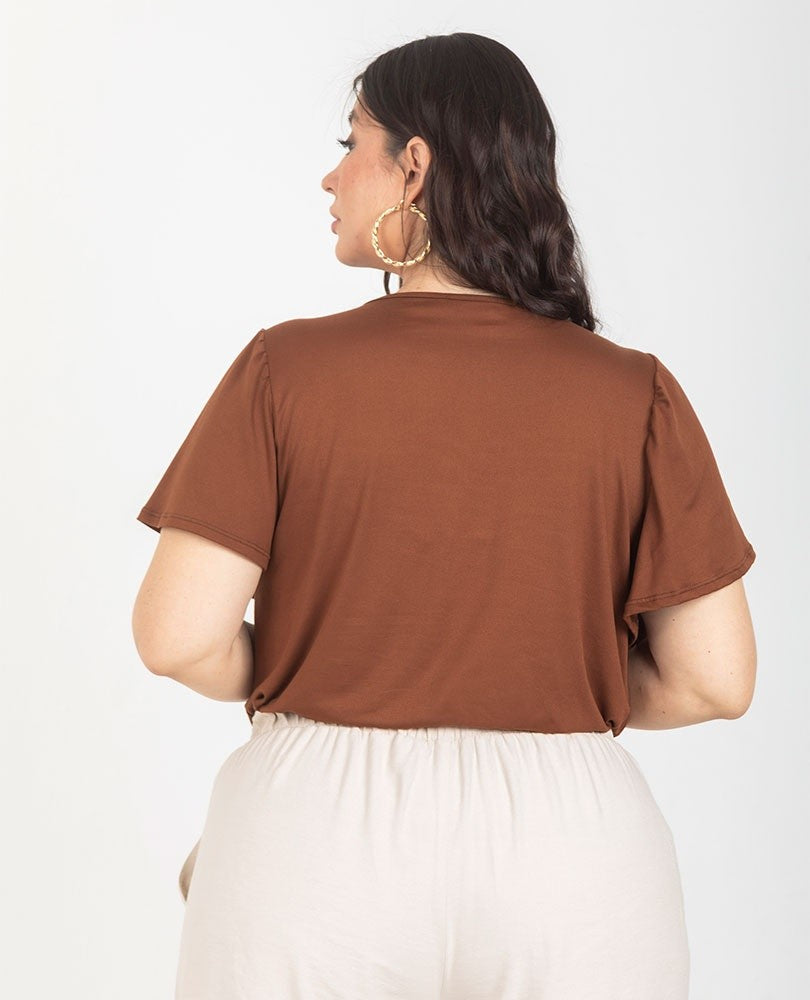 CAMISETA MANGA CORTA TALLAS GRANDES Adrissa