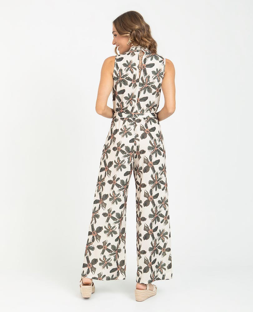 ENTERIZO ESCOTE CRUZADO PARA MUJER ESTAMPADO Adrissa