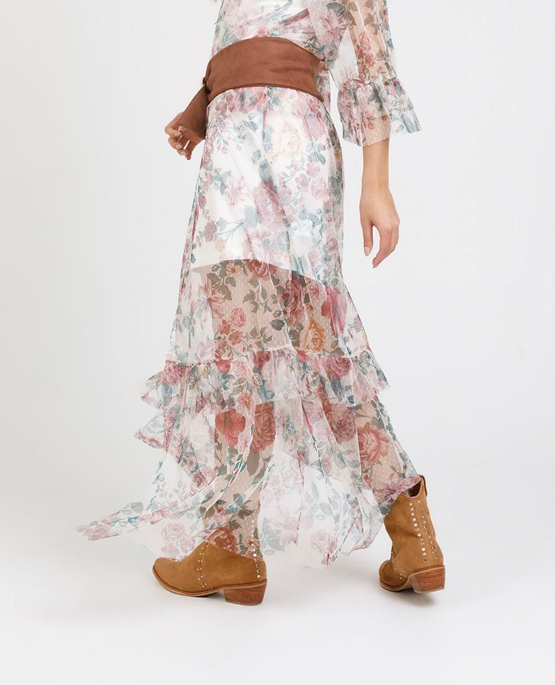 FALDA BOHEMIA PARA MUJER LARGA Adrissa