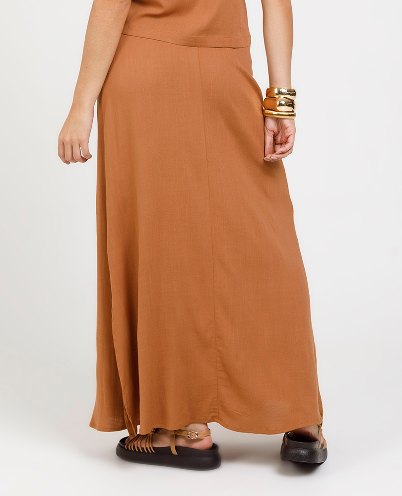 FALDA LARGA PARA MUJER ELÁSTICO CINTURA Adrissa