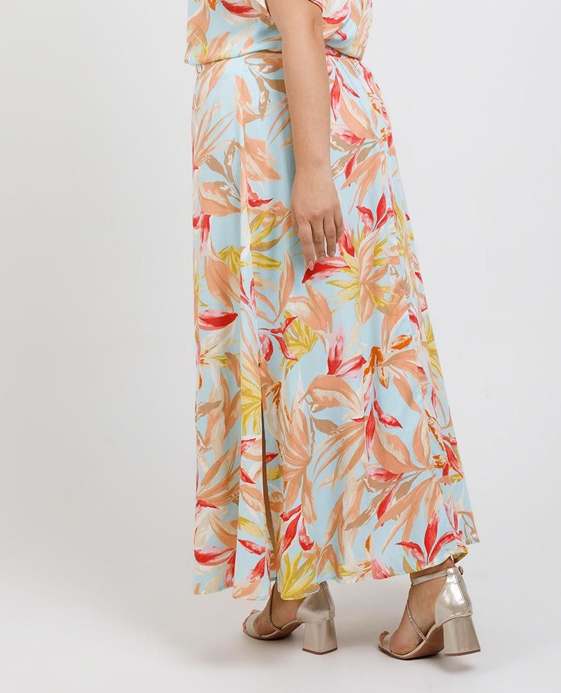 FALDA LARGA TALLAS GRANDES ESTAMPADA Adrissa