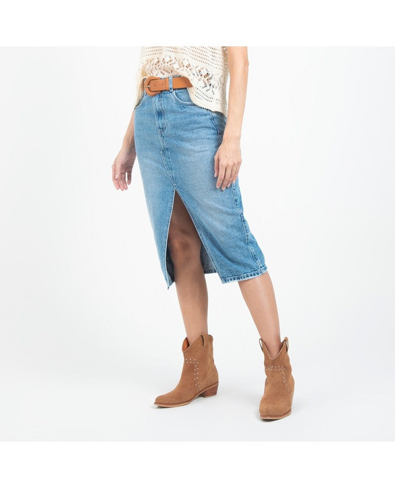 FALDA MIDI PARA MUJER CINCO BOLSILLOS Adrissa