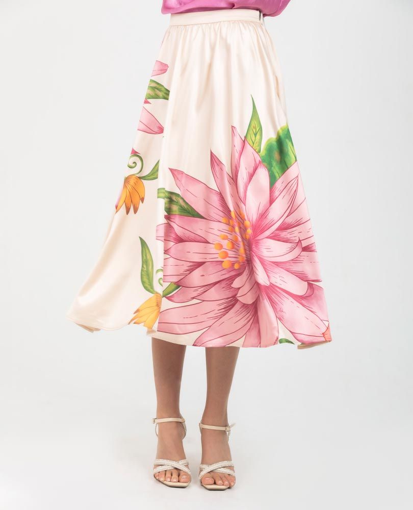 FALDA MIDI PARA MUJER ESTAMPACIÓN EXCLUSIVA Adrissa