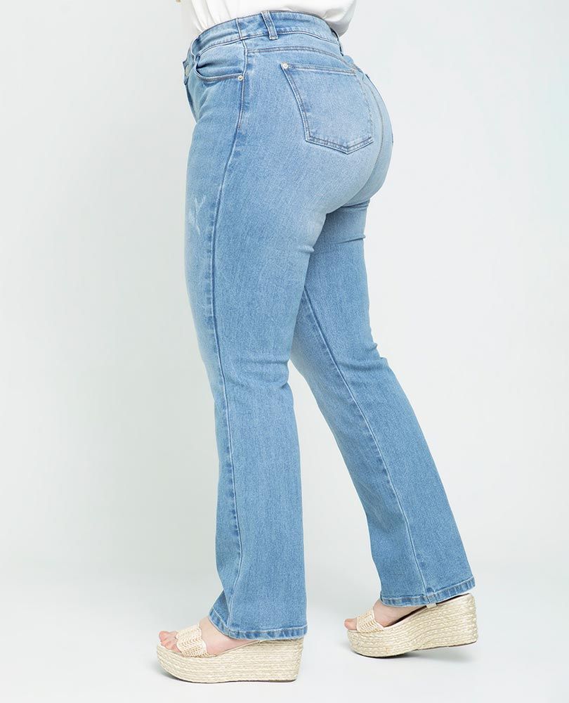 JEAN REGULAR TALLAS GRANDES TONO CLARO Adrissa
