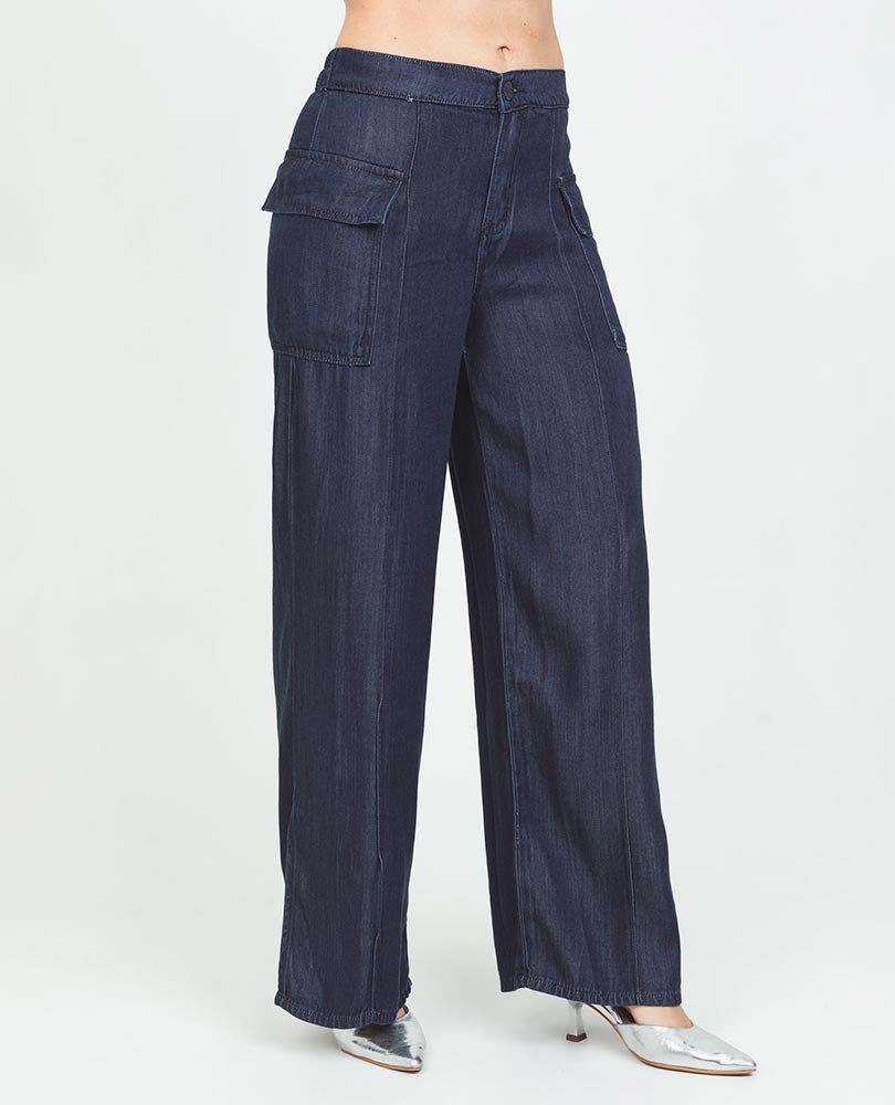 JEAN WIDE LEG PARA MUJER CON BOLSILLOS Adrissa